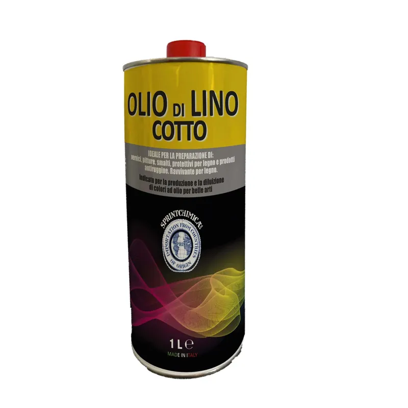 Bestel Nu Olio di lino cotto essiccato 1 lt