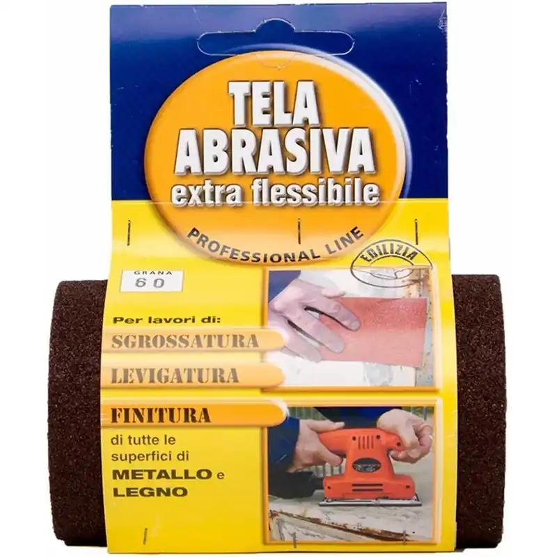 Laatste Versie Minirotolo tela abrasiva grana 60