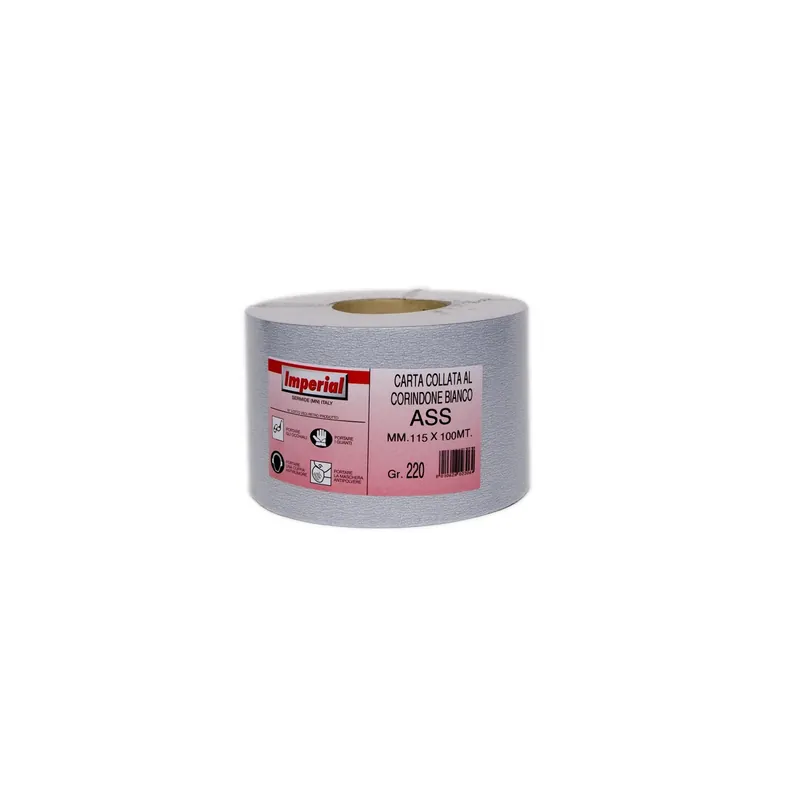 Carta resinata stearata 115mm 100 m GR 220 Uitverkoop