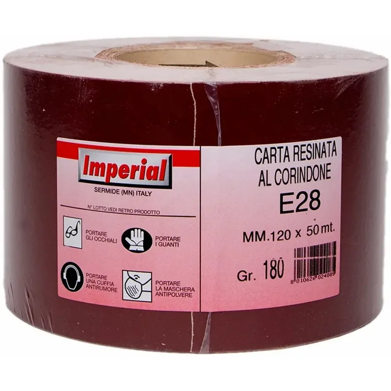 Rotolo carta abrasiva resinata grana 180 al taglio Favoriet