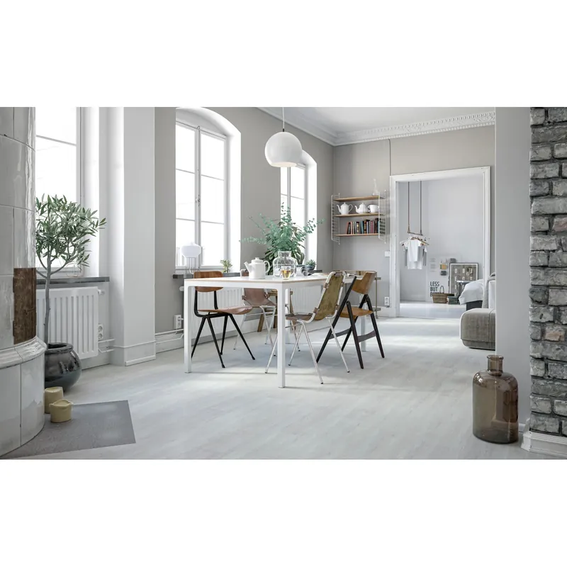 Pavimento SPC Futura Light rovere bianco sp 4,5 mm 122x100 cm Laatste Versie
