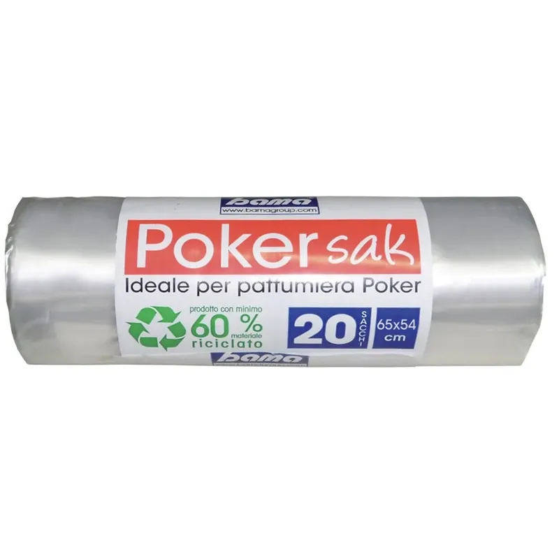 Goedkoop Sacchi spazzatura Poker trasparenti da 30 litri 20 pz
