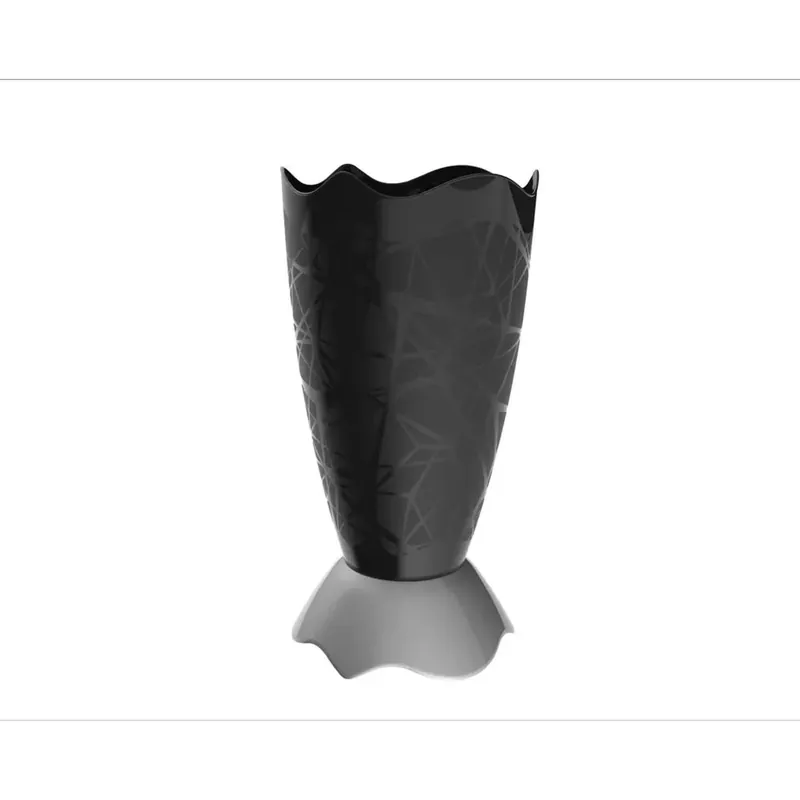 Portaombrelli in polipropilene Drop forma cilindro Ø 27,5 cm nero Koop Vandaag