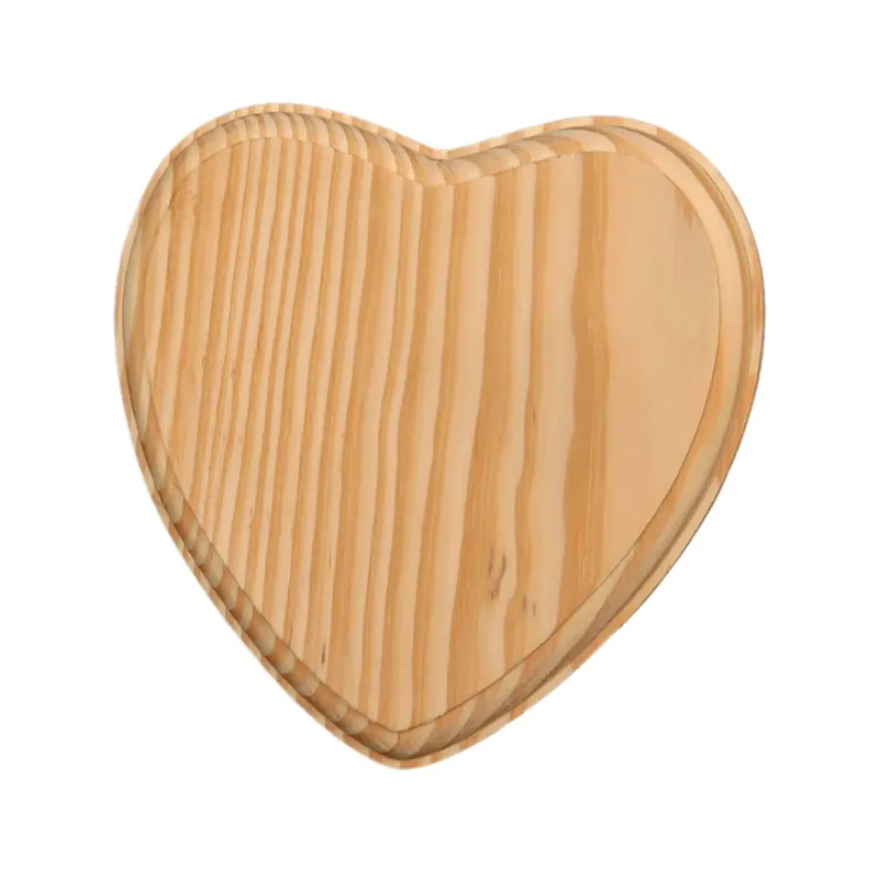 Lage Kosten Sagoma in legno cuore 15x15x1,5 cm