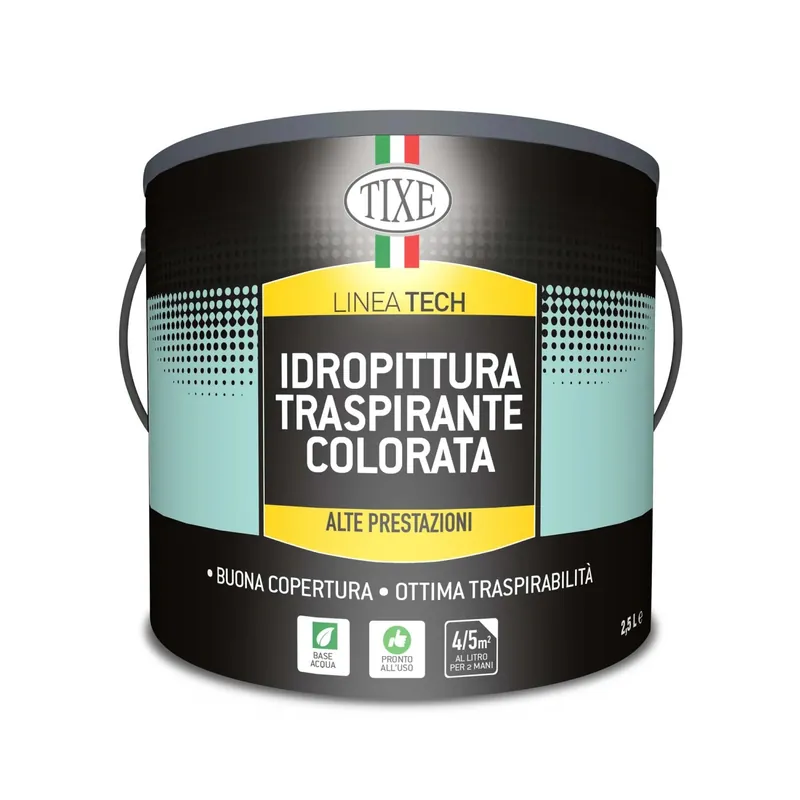 Idropittura colorata Verde chiaro 2,5 l Fabrieksprijs