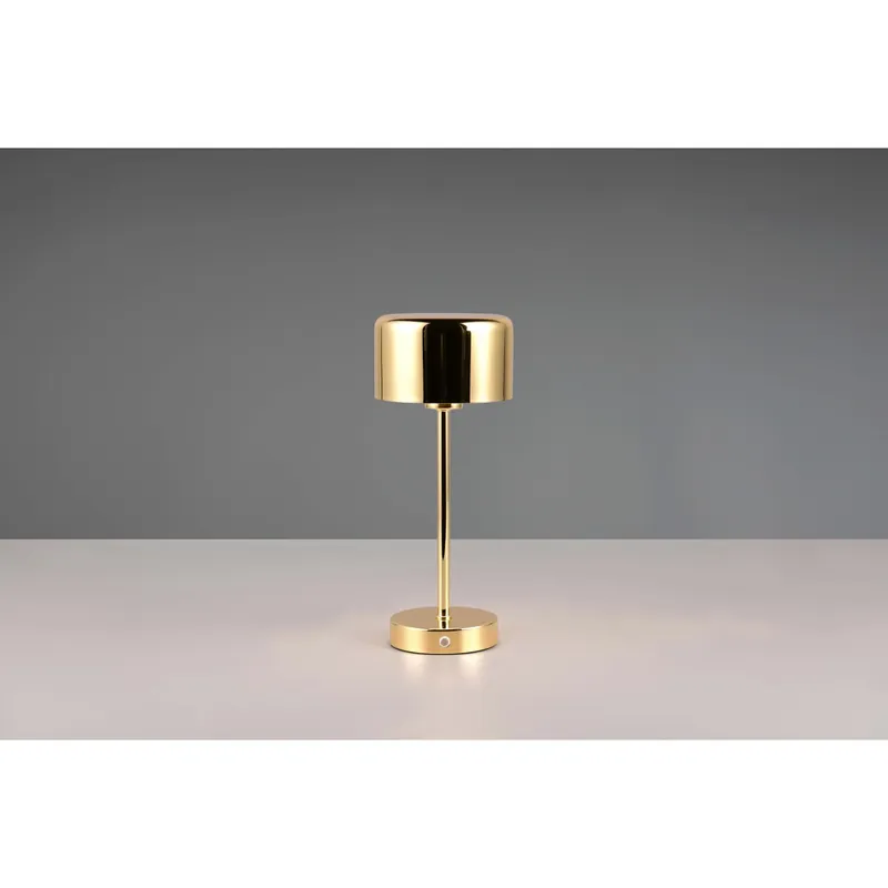Lampada tavolo Jeff 120 lm 1,5W Bianco Caldo metallo color oro H 30 cm Beste Prijs