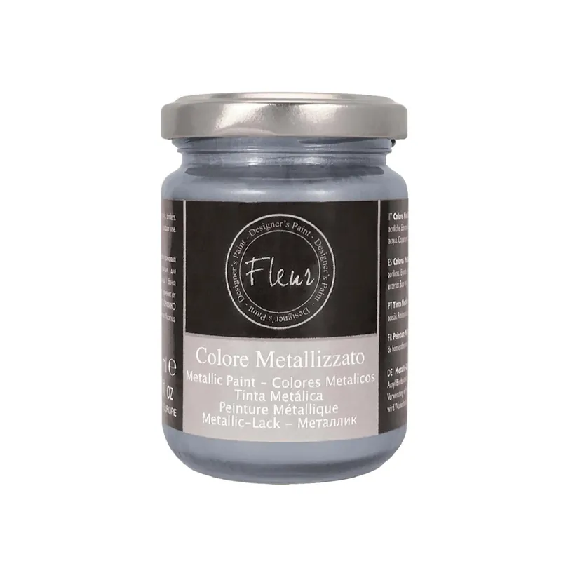 Colore metallizzato Fleur F90 Aston Silver 130 ml Seizoensaanbieding