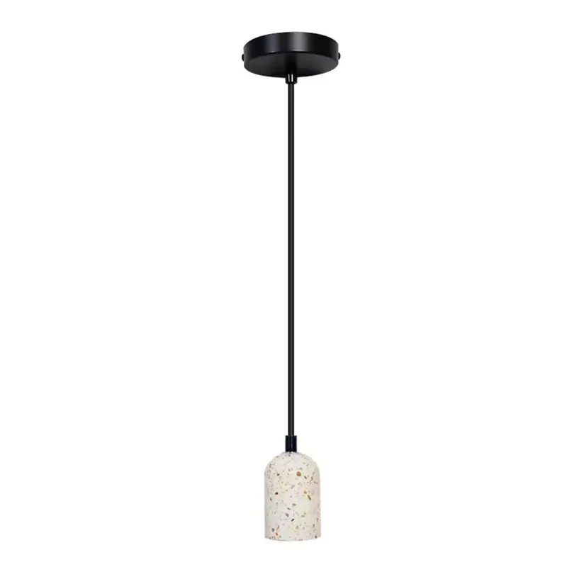Actieprijs Portalampadina E27 sospeso Cemento bianca 1,5 m max.60W