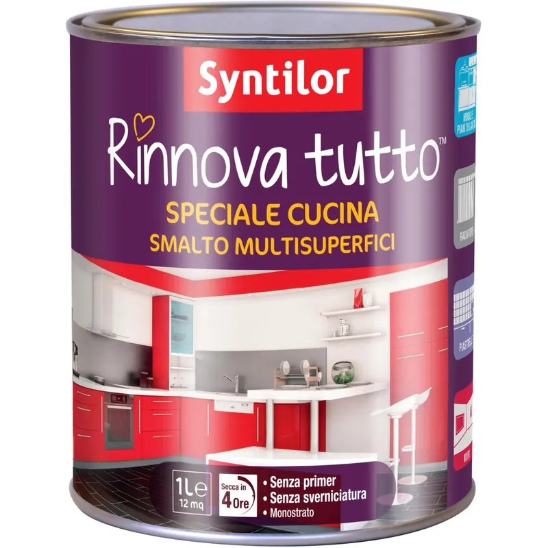 Aanbieding Syntilor Smalto all`acqua Rinnova tutto Speciale Cucina vaniglia 1 l