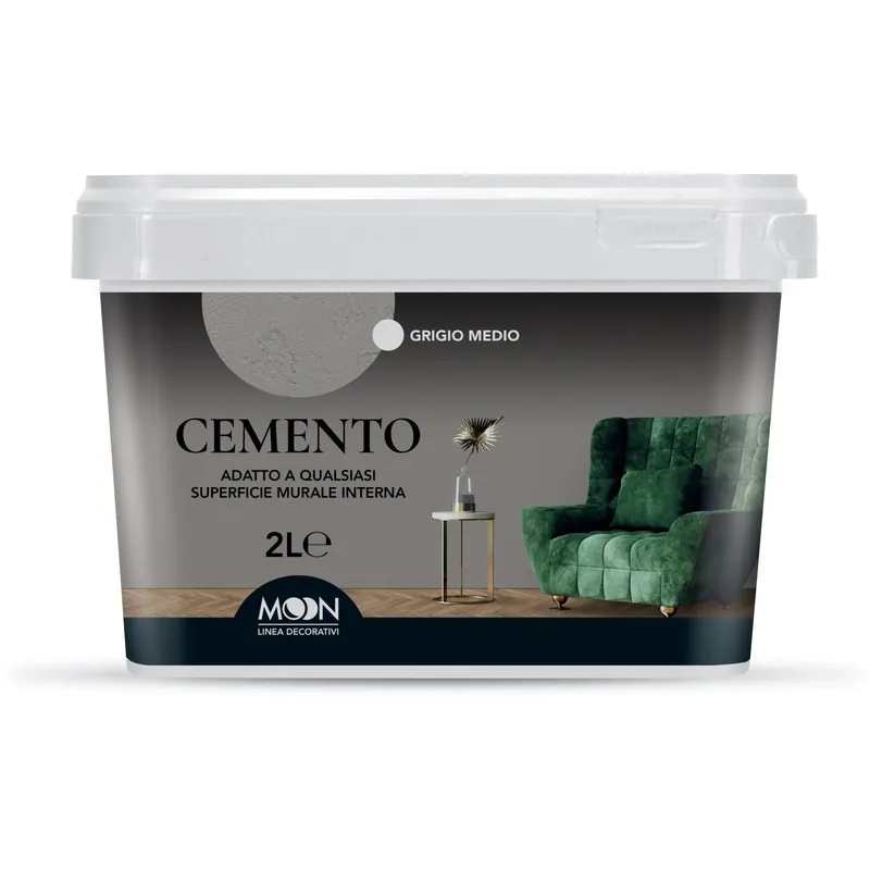 Moon decorativo effetto cemento Grigio Medio Superprijs