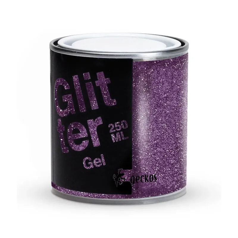Direct Beschikbaar Glitter in gel Viola 250 ml