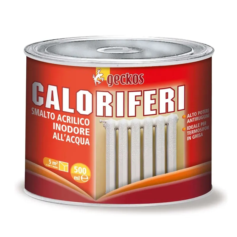 Smalto acrilico ad acqua per termosifoni Iriscolor bianco brillante 500 ml Koopje