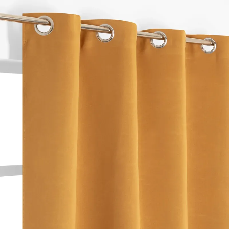 Tenda arredo Orus L 135 x H 280 cm giallo Populair
