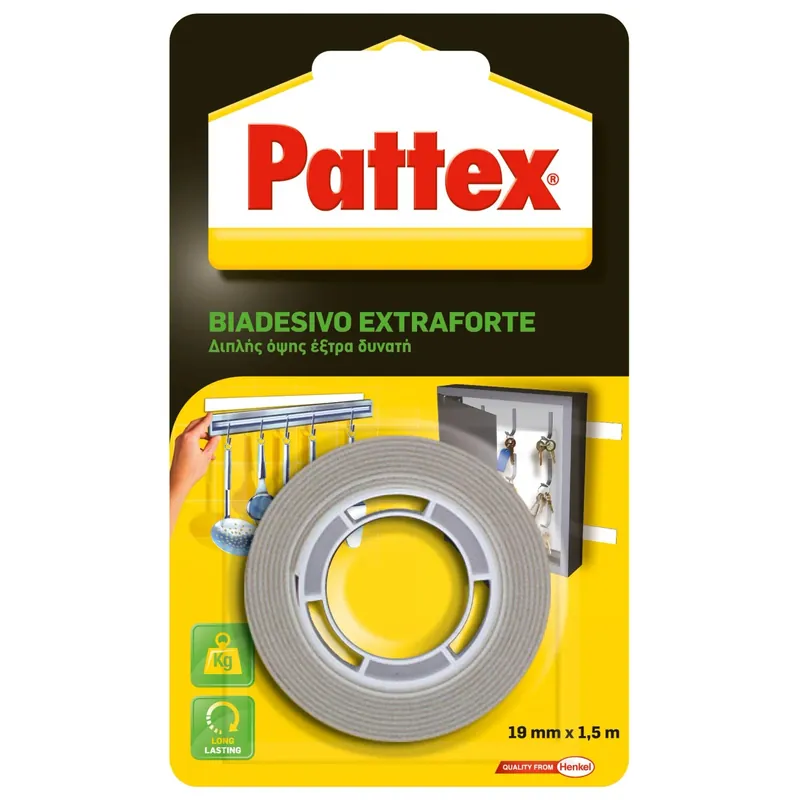 Biadesivo Power PATTEX Fix Brico 19 mm x 1,5 m Bestseller