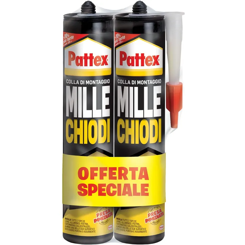 Gecertificeerd Colla istantanea Pattex Millechiodi Forte&Rapido 400 g