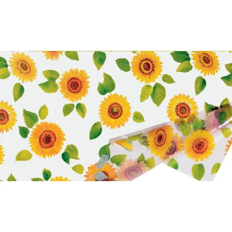 Tovaglia plastificata fantasia girasoli al taglio Actieprijs