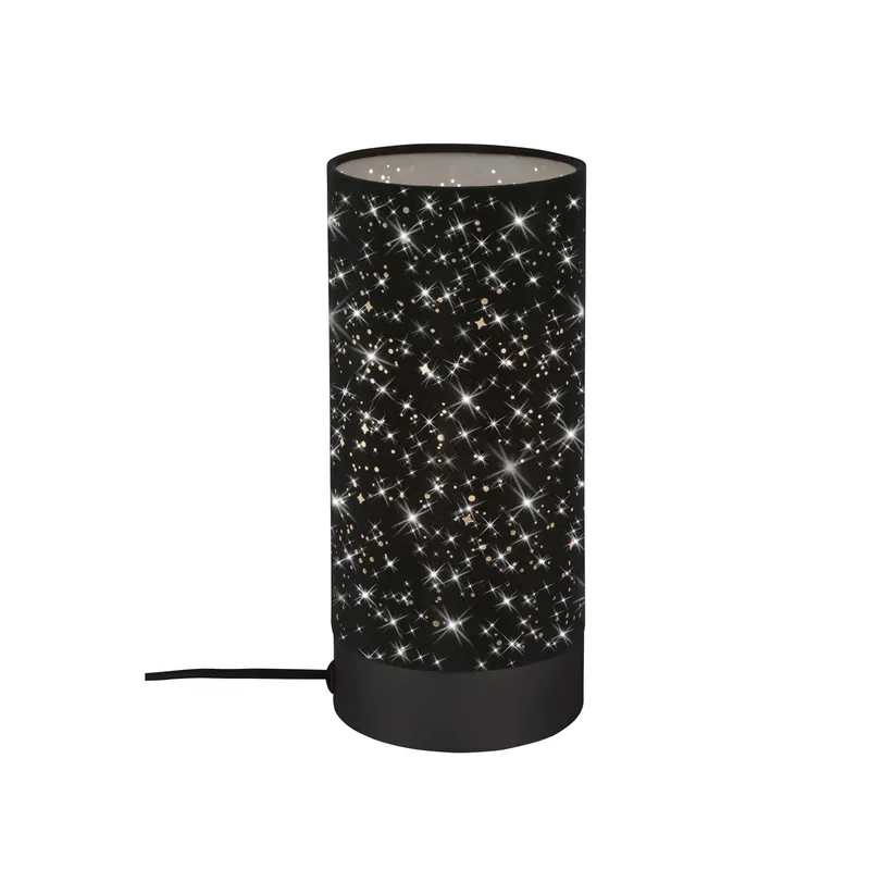 Lampada decorazione stella STEA nero E14 H 25 cm Laatste Versie