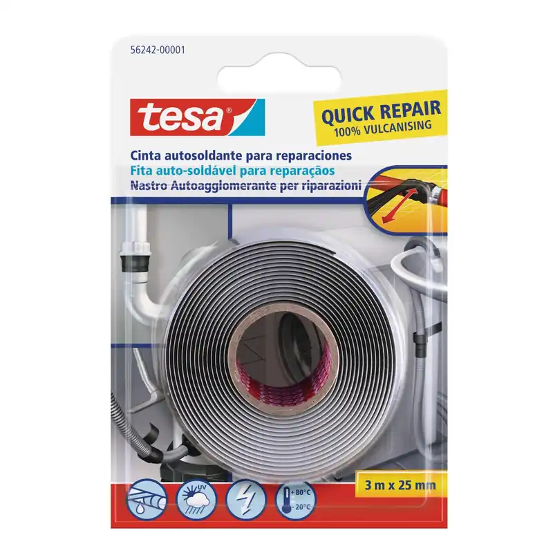 Dagaanbieding Nastro adesivo Tesa Extreme Repair 19 mm x 2,5 m nero