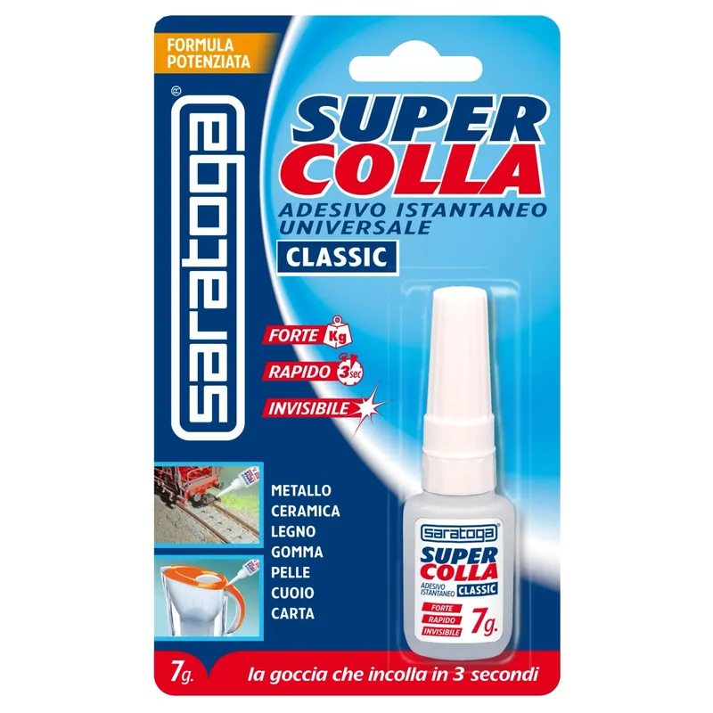 Colla universale instantanea Saratoga Supercolla 7 g Rechtstreeks Van De Fabrikant