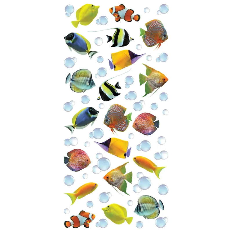 Koopje Adesivo decorativo per oggetti Fishes 15x31 cm
