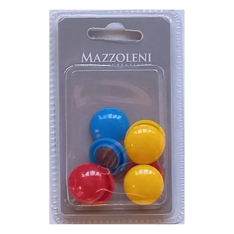 Finale Uitverkoop Bottoni magnetici in pvc colorati 8 pz