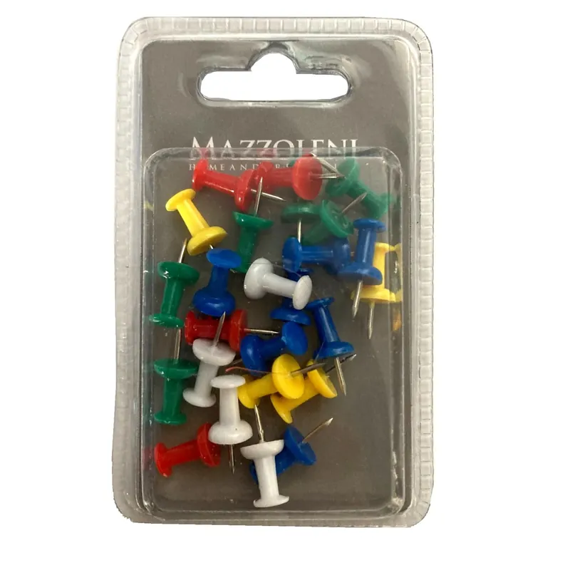 Speciale Aanbieding Puntine torre in pvc colorate 1,5 cm 25 pz
