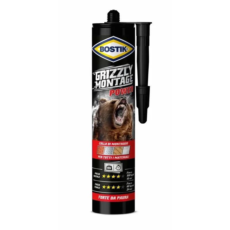 Direct Verzonden Colla di montaggio Bostik Grizzly Montage Power cartuccia 370 g