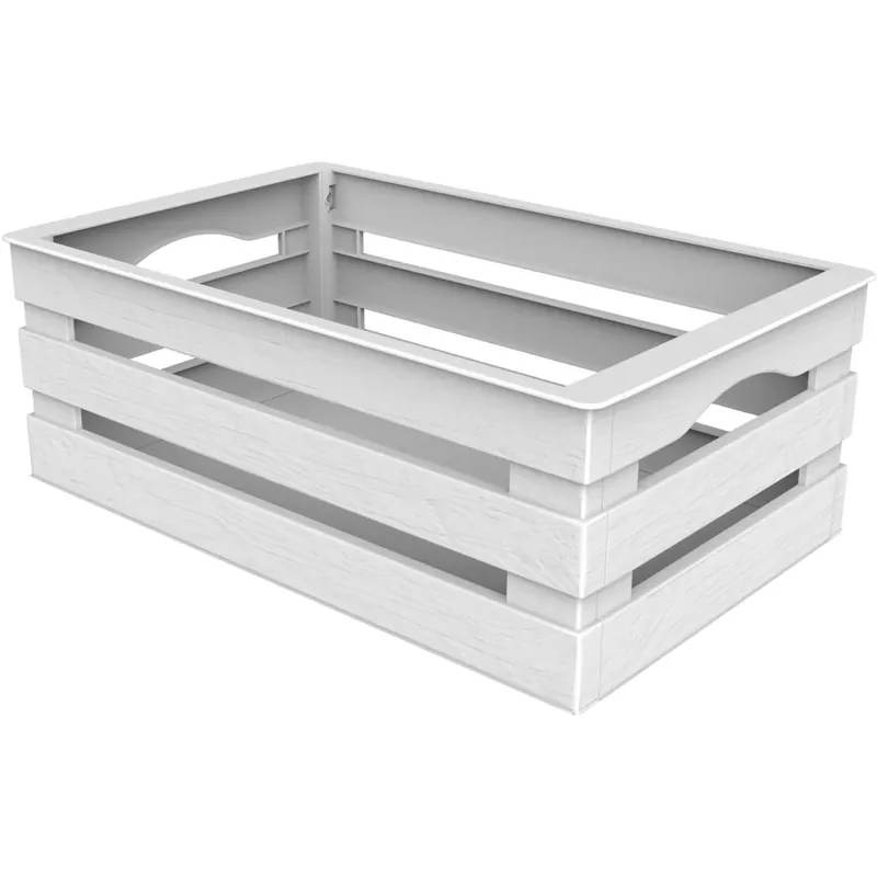 Contenitore in plastica 25x15,5x10 cm panna Uitverkoop