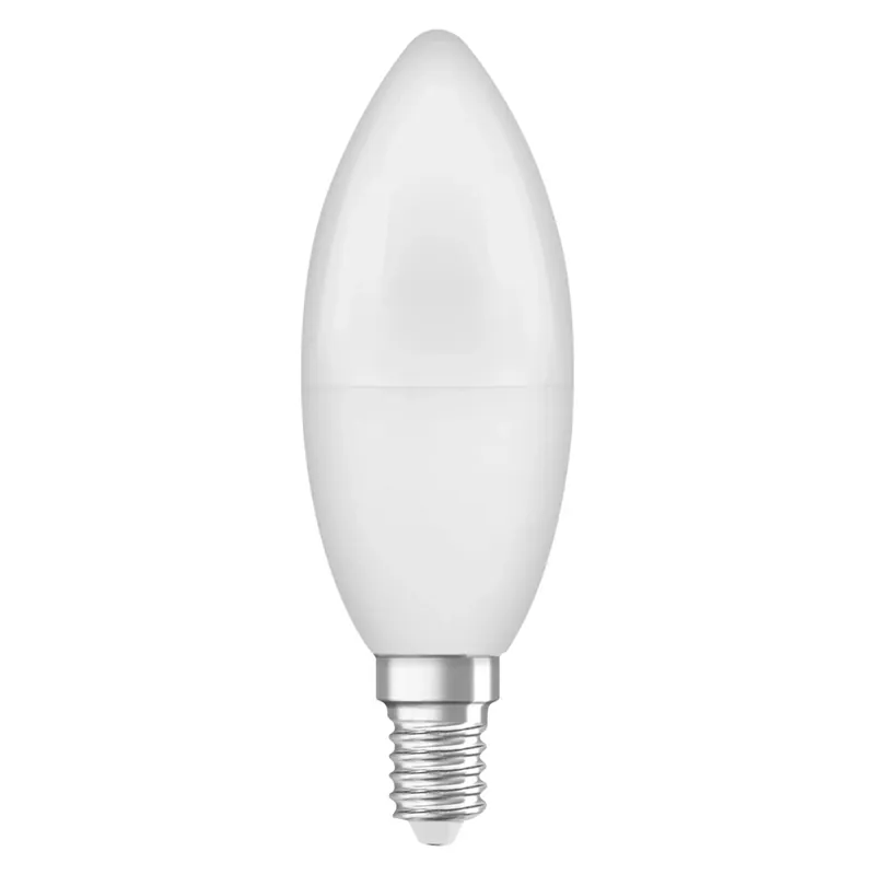 Weekendaanbieding Lamapdina LED E14 forma a candela Osram 806lm bianco caldo