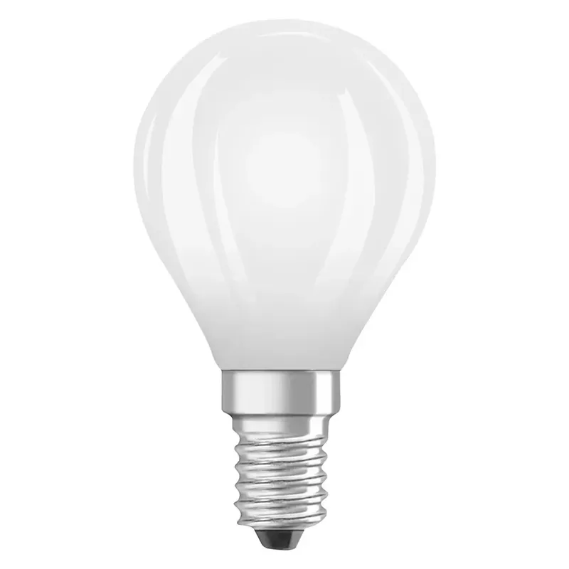 Veilige Betaling Lampadina LED Super Efficient E14 forma a sfera Osram 470lm bianco opaco
