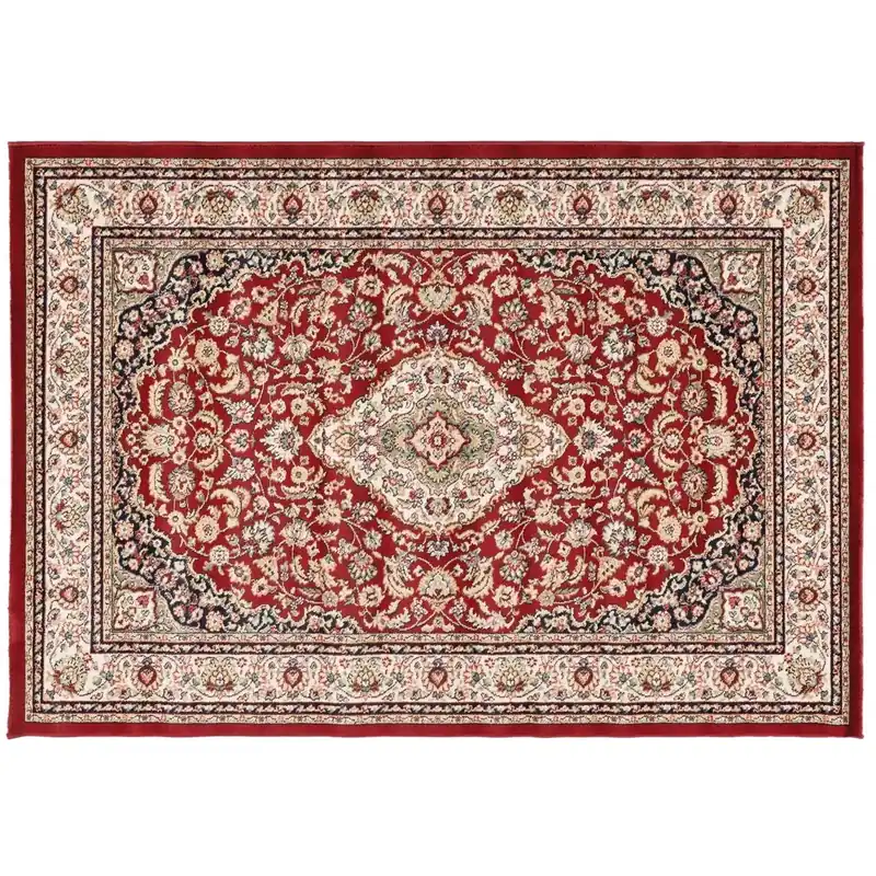 Seizoensaanbieding Tappeto Izmir rosso disegno classico 160 x 230 cm