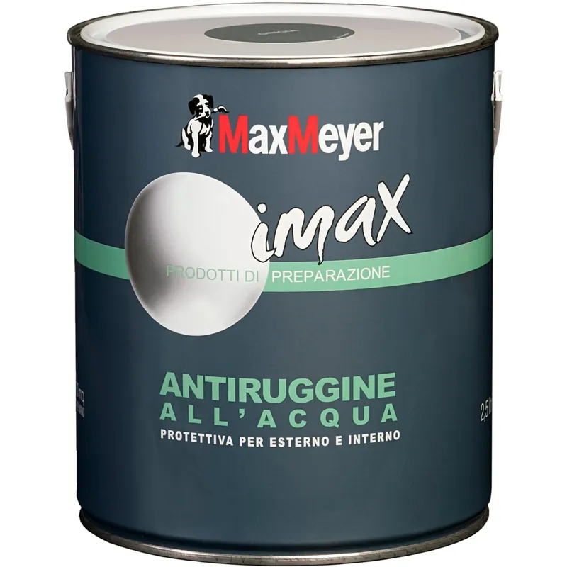 MaxMeyer fondo antiruggine all`acqua grigio 2,5 l Tijdelijk Beschikbaar