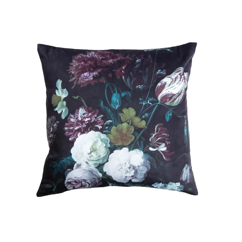 Cuscino arredo Pivoine 40 x 40 cm nero Must-Have