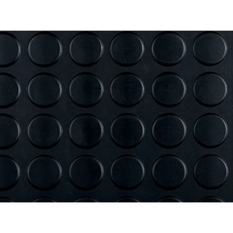 Rotolo pavimentazione in PVC Bolle 200 cm nero al taglio Favoriet