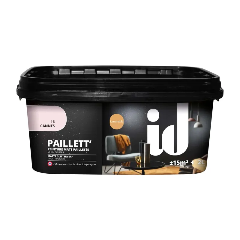 Bestseller Pittura paiettata-glitterata Rosa 2 l