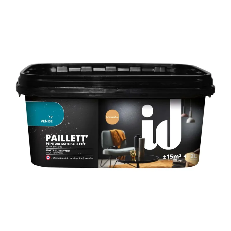 Fabrieksprijs Pittura paiettata-glitterata Azzurro blu 2 l