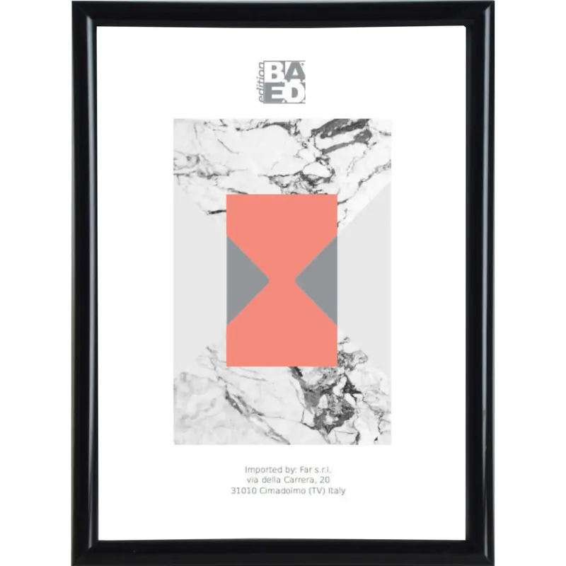 Direct Verzonden Cornice in PVC 21x29,7 cm (A4) nero