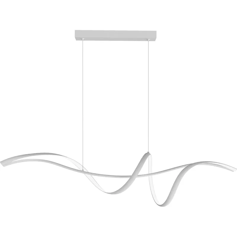Sospensione LED Carola L120 cm 41W 4000K bianco Hete Deal