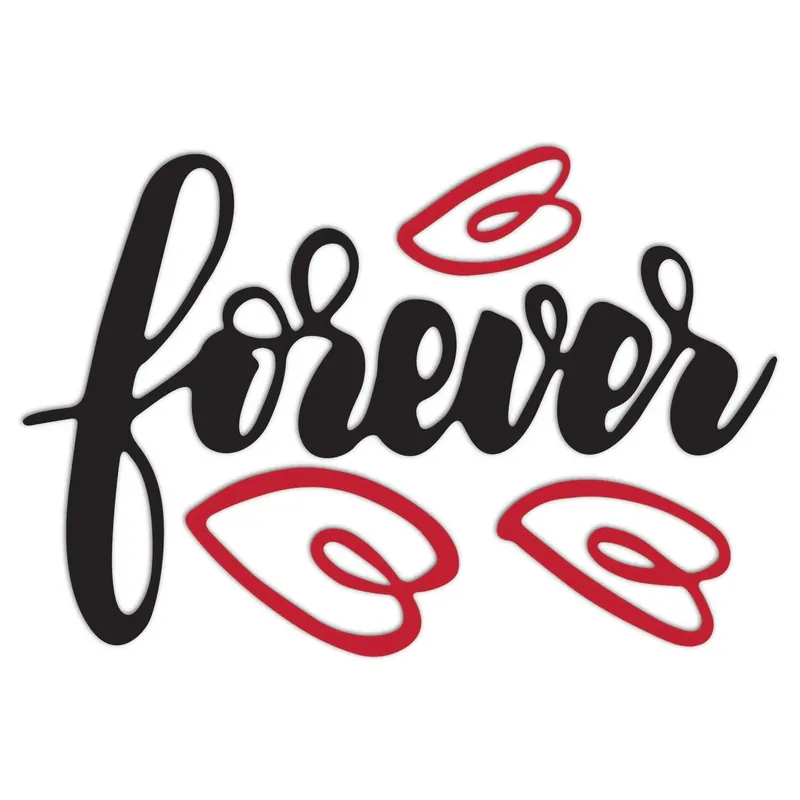 Beperkte Voorraad Sticker adesivo in foam Forever 47x70 cm