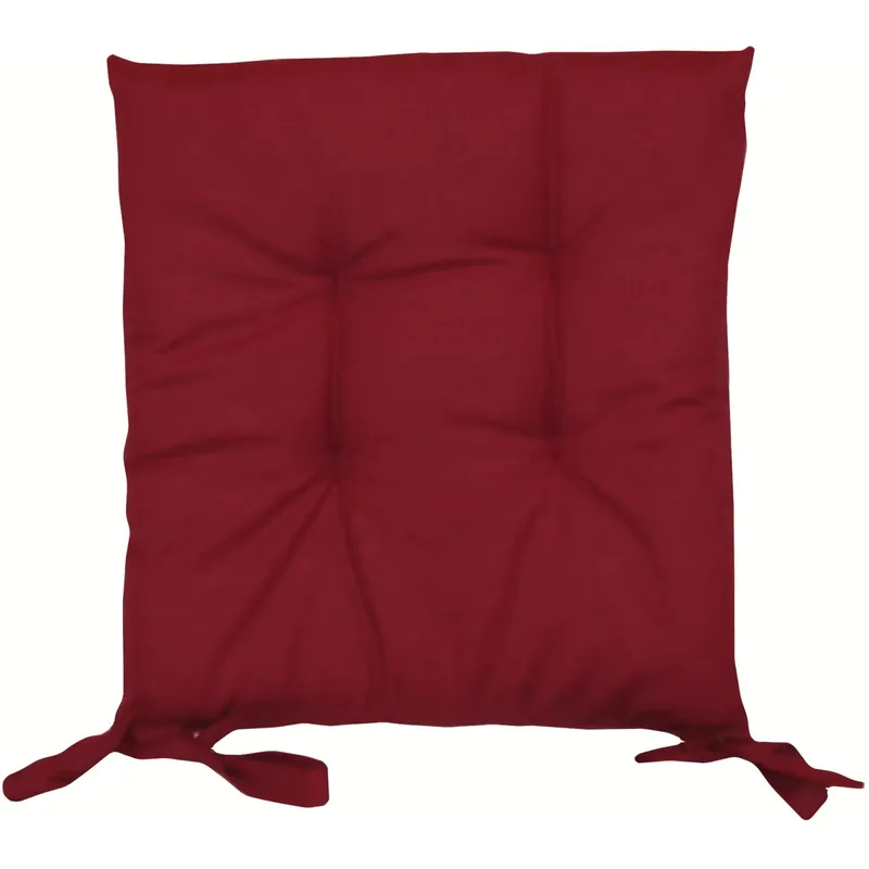 Coprisedia Relax trapuntato 40x40 cm bordeaux Beperkte Voorraad