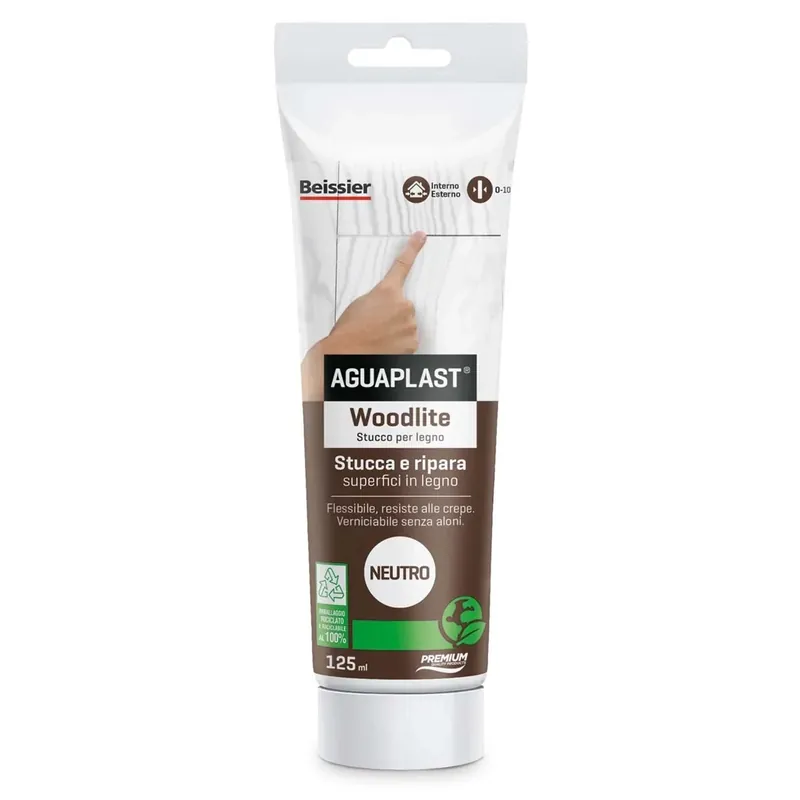 Bestseller Stucco per legno Aguaplast Woolite pronto all‘uso neutro 125 ml