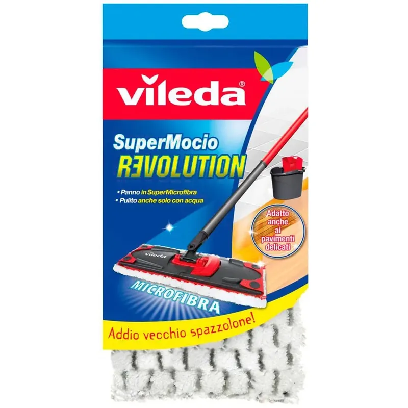 Panno in microfibra Vileda Revolution ricambio 2in1 1 pz Nieuw