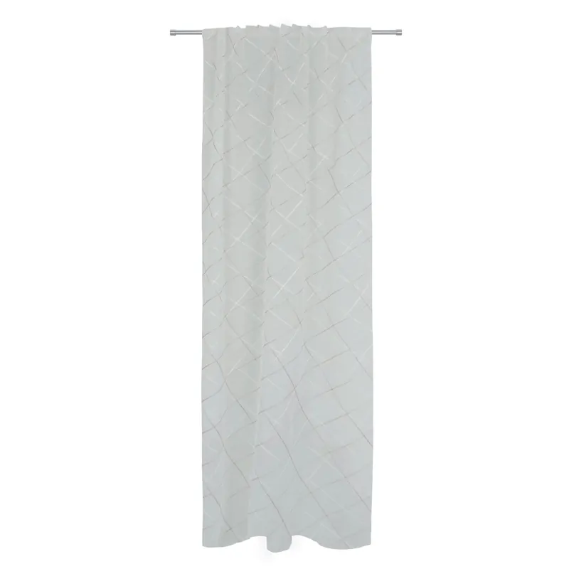 Tenda arredo Stripes L 140 x H 290 cm bianco beige Direct Beschikbaar