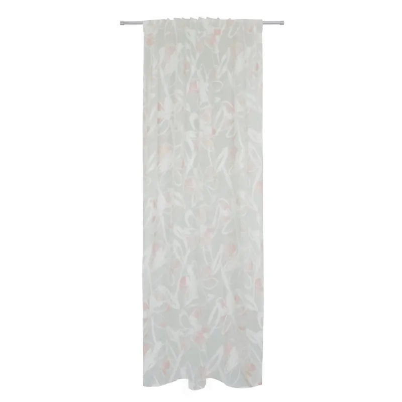Tenda arredo 140x290 cm Fiore bianco rosa Superprijs