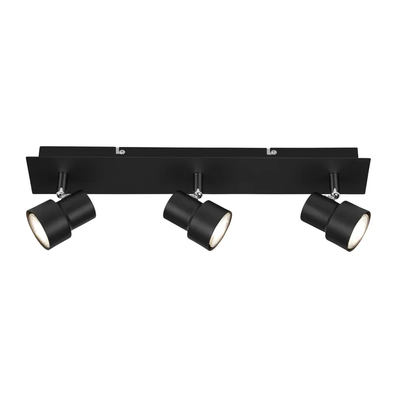 Lage Prijs Barra LED GU10 Rock nero 5W 460 lumen 3000K 3 spot
