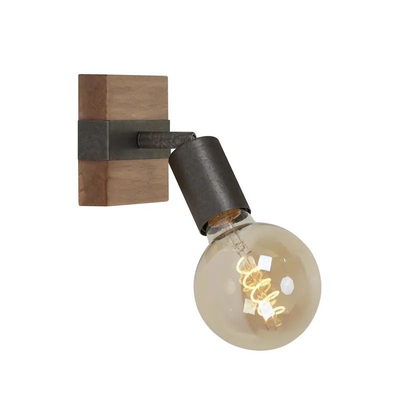 Premium Faretto Wood basic legno naturale 1xE27