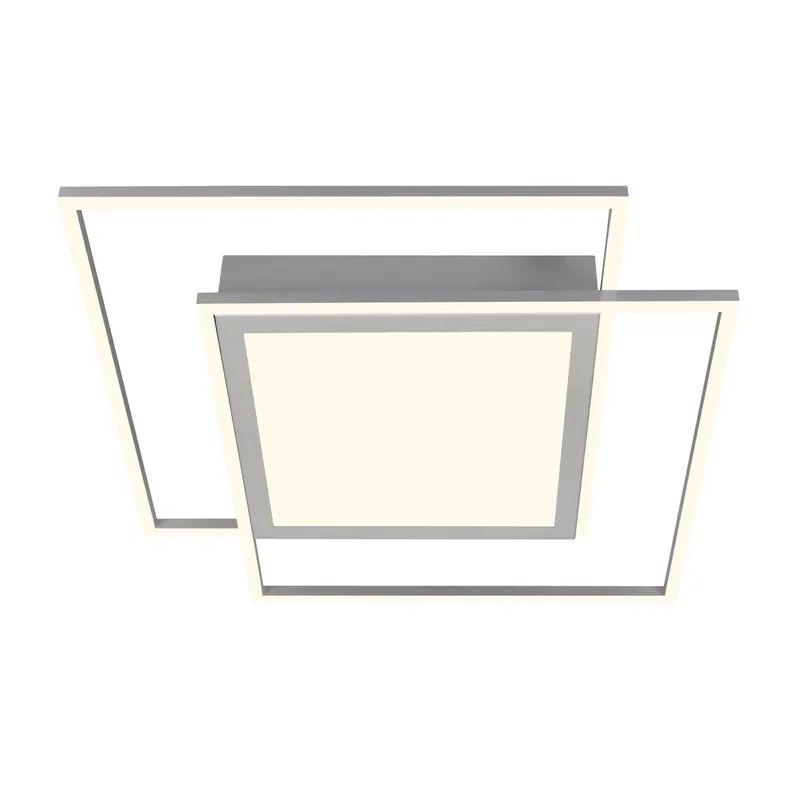 Plafoniera LED Frame Center 5000 lm bianco caldo 51,6x51,6 cm Fabrieksprijs