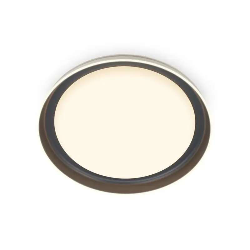 Plafoniera LED Ijus 2600 lm bianco caldo Ø 43 cm antracite e bianco Weekendaanbieding