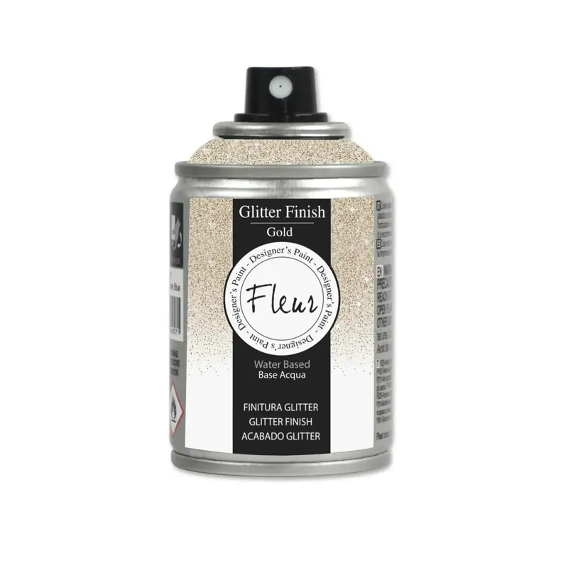 Populair Spray glitter Fleur Gold 100 ml