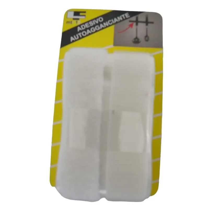 Betrouwbaar Nastro adesivo velcro maschio/femmina 20 mm x 1 m bianco